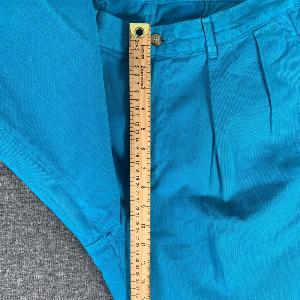 Vintage Polo Ralph Lauren Double Pleat Pants Men 31x35 Blue Old Money 90's USA